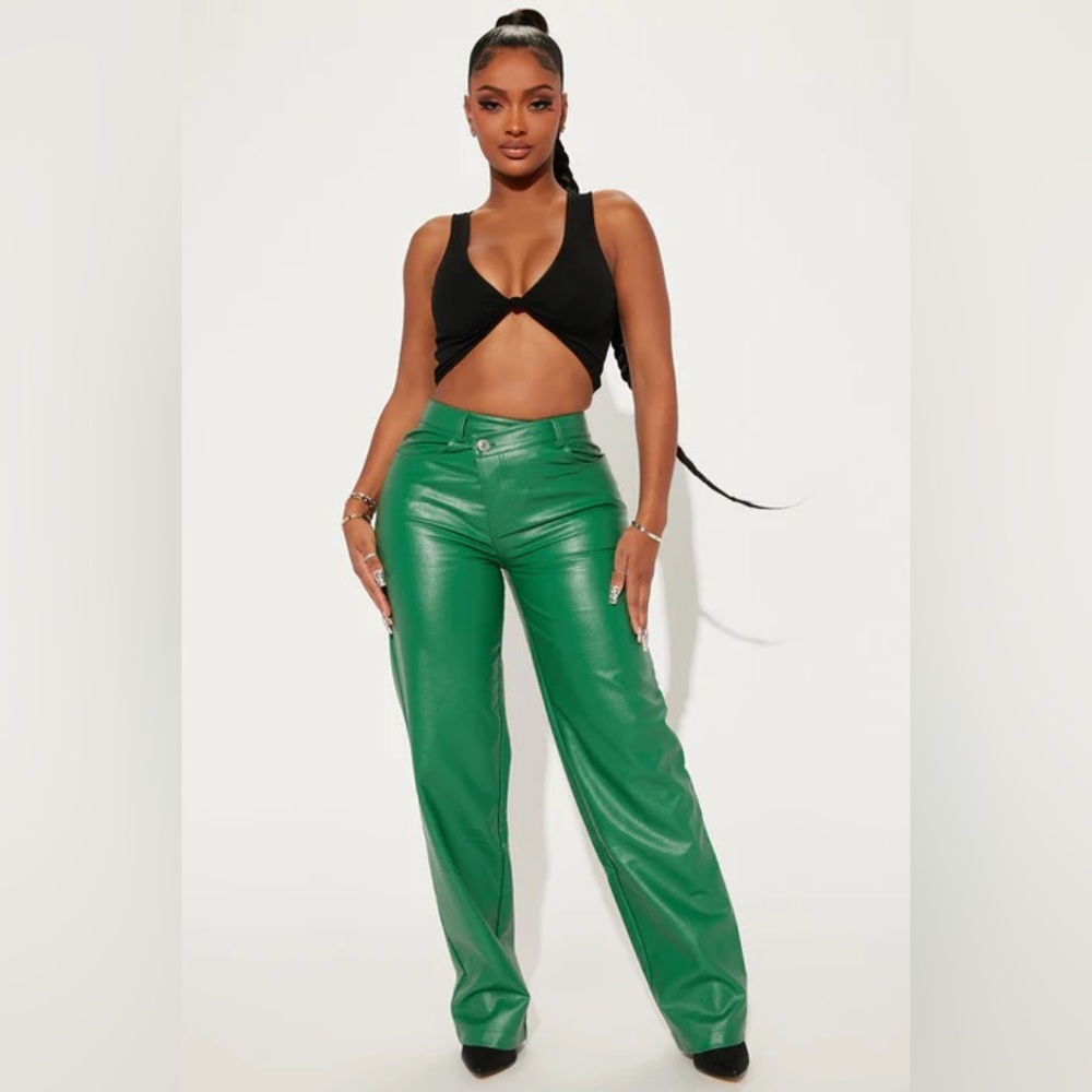 Fashion Nova Emerald Wide Leg Pants